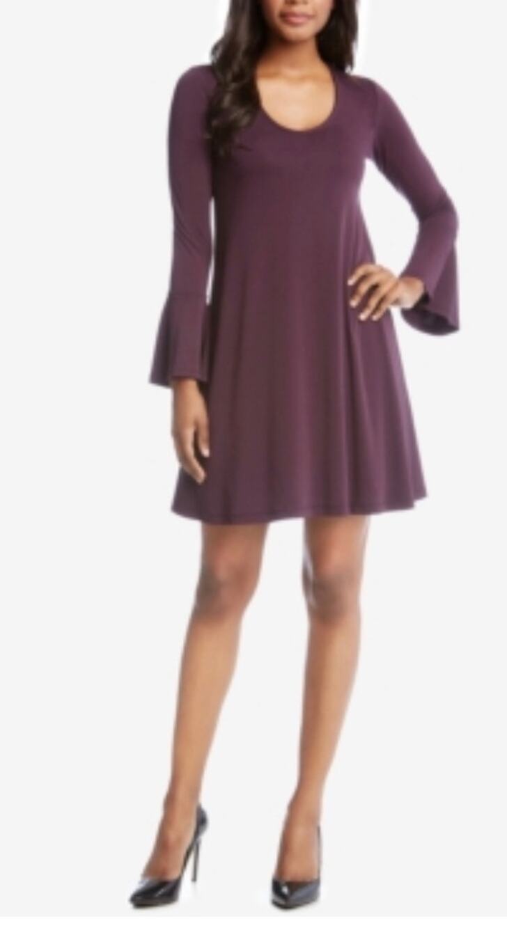 Karen Kane Wine Country Purple Taylor Dress Womens Size XL NWT